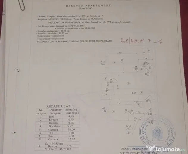APARTAMENT 2 CAMERE – CÂMPINA | PROPRIETAR DIRECT - Campina (Prahova)