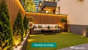 2 camere Nord City Pipera | Curte 80 mp | Loc Parcare subteran INCLUS 