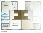 Duplex NZEB, 5 camere, 4 bai, 151mp utili, zona Faget 