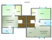 Duplex NZEB, 5 camere, 4 bai, 151mp utili, zona Faget 