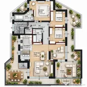 Penthouse 5 camere | 138 mp + terasă 120 mp | Panoramă Clu 
