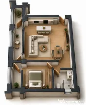Apartament 2 camere open space Preajba - 0% comision la cump