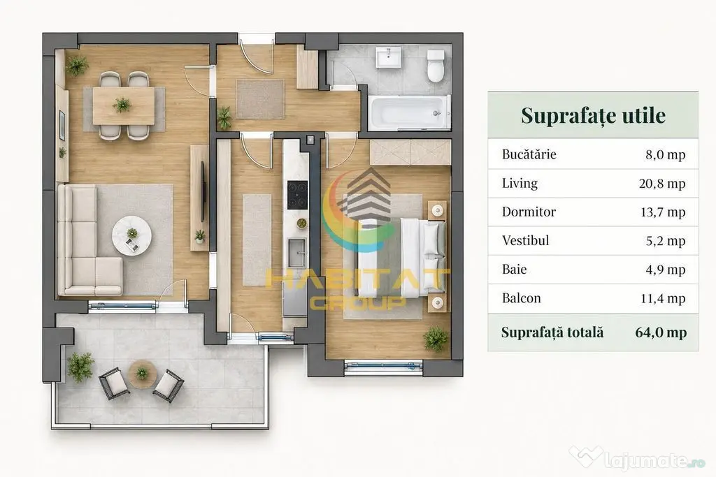 Apartament 2 camere - metrou Nicolae Teclu - Bucuresti (Bucuresti-Ilfov)