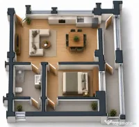 Apartament 2 camere, 56.70, zona Nord-Vest 