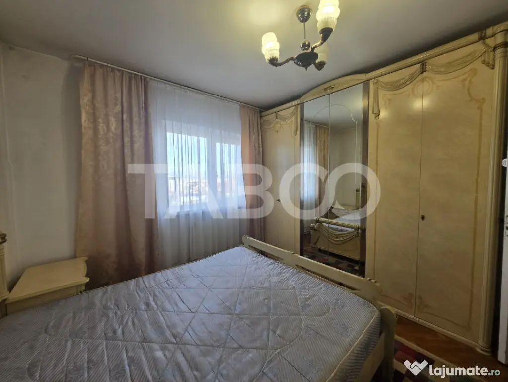 Apartament 2 camere de inchiriat 52mp decomandat balcon Stra - Sibiu (Sibiu)