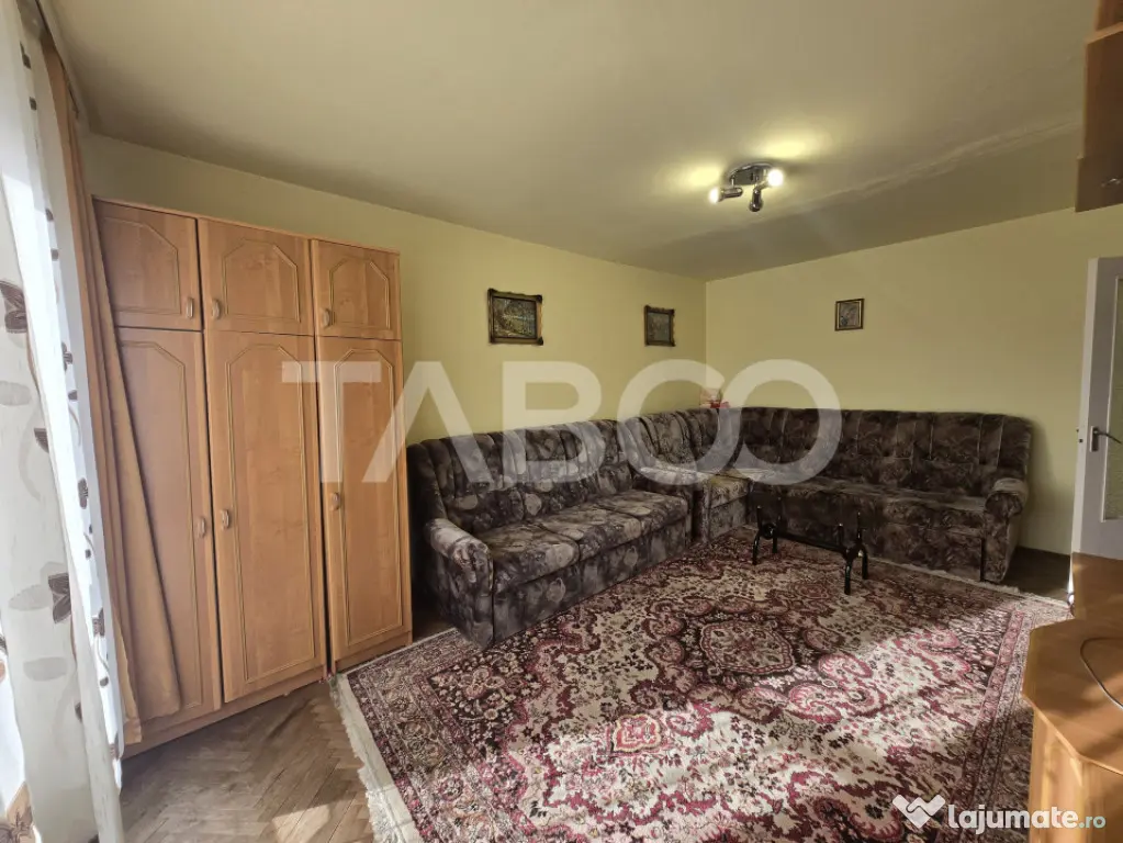 Apartament 2 camere de inchiriat 52mp decomandat balcon Stra - Sibiu (Sibiu)