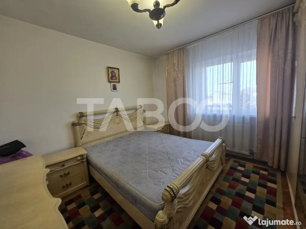 Apartament 2 camere de inchiriat 52mp decomandat balcon Stra - Sibiu (Sibiu)