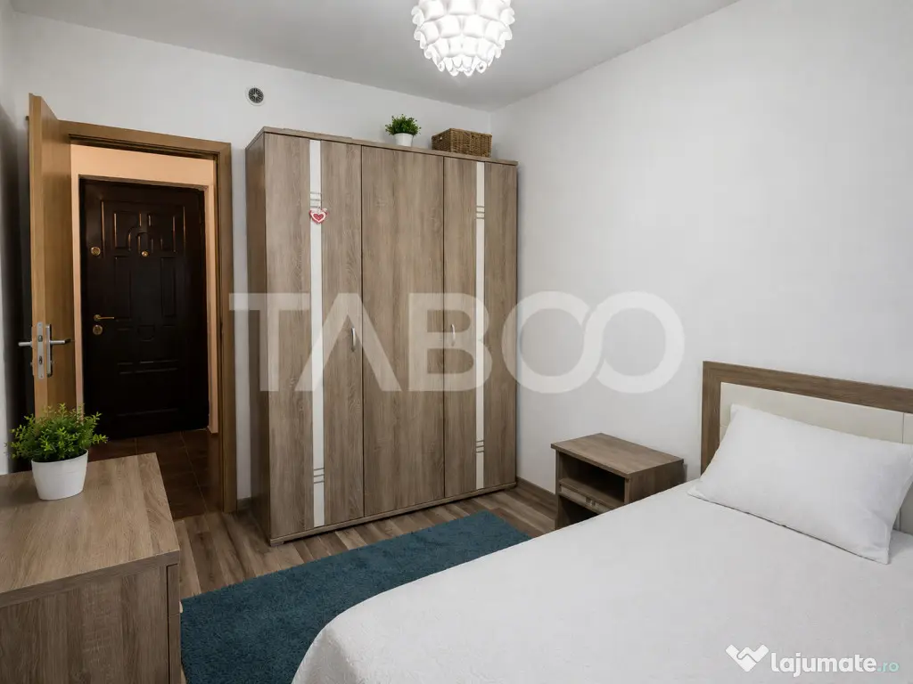 Apartament 3 camere de vanzare etaj intermediar Sibiu -chiri - Sibiu (Sibiu)