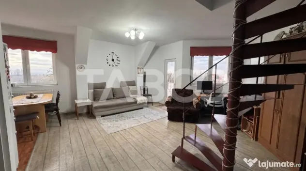Apartament 3 camere mobilat utilat 65mp 2 BAI COMISION 0% Va - Sibiu (Sibiu)