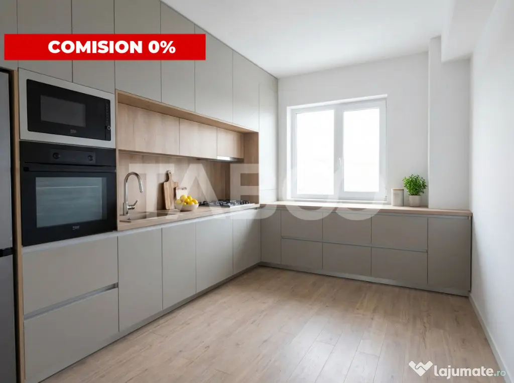 Apartament 60 mp -intabulat- la cheie - cu 2 camere balcon s - Sibiu (Sibiu)