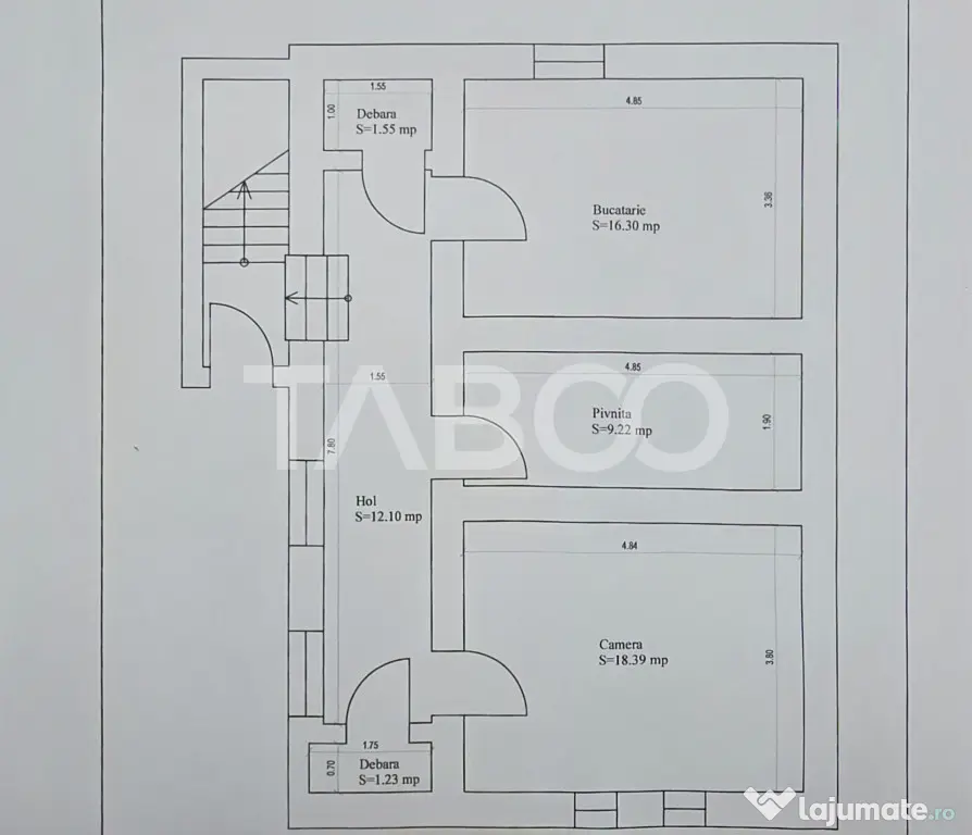 Casa individuala de vanzare cu teren 237 mp garaj in zona Lu - Sibiu (Sibiu)