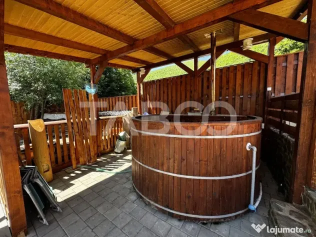 Casa de vis la munte 7 camere 5 bai ciubar teren 558 mp Rasi - Rasinari (Sibiu)