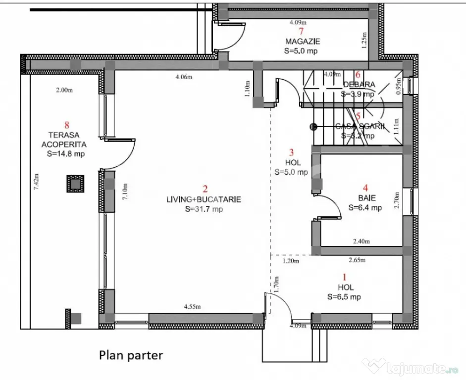 Casa de vanzare 4 camere 125mp utili terasa in zona Selimbar - Sibiu (Sibiu)