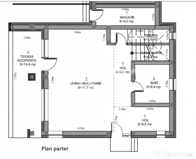 Casa de vanzare 4 camere 125mp utili terasa in zona Selimbar - Sibiu (Sibiu)
