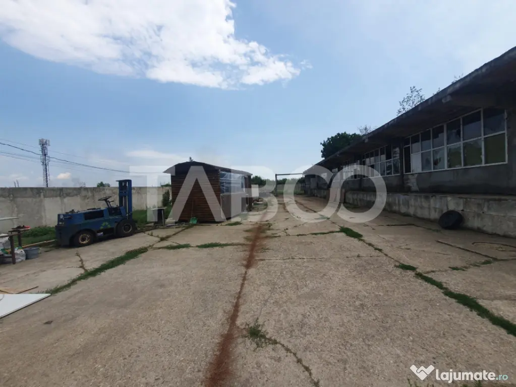 Hala industriala 906 mp + teren liber 4379 mp - Fagaras (Brasov)