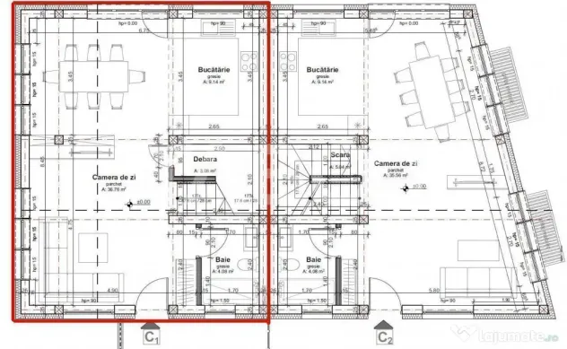 Duplex de vanzare Comision 0% cartierul Dambul Rotund - Cluj-Napoca (Cluj)