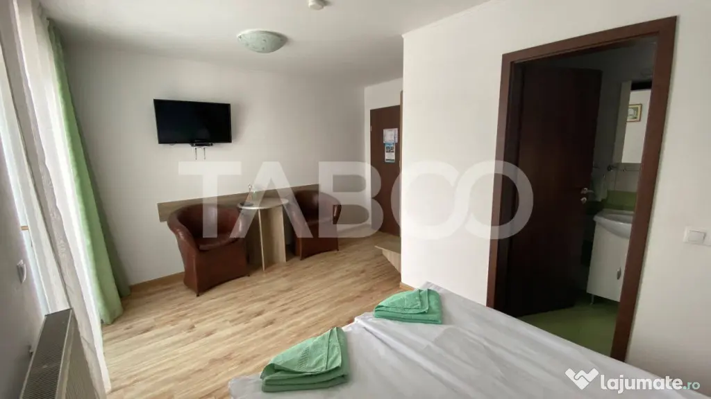 Pensiune de vanzare 10 camere 10 bai 343 mp utili Paltinis S - Paltinis (Sibiu)