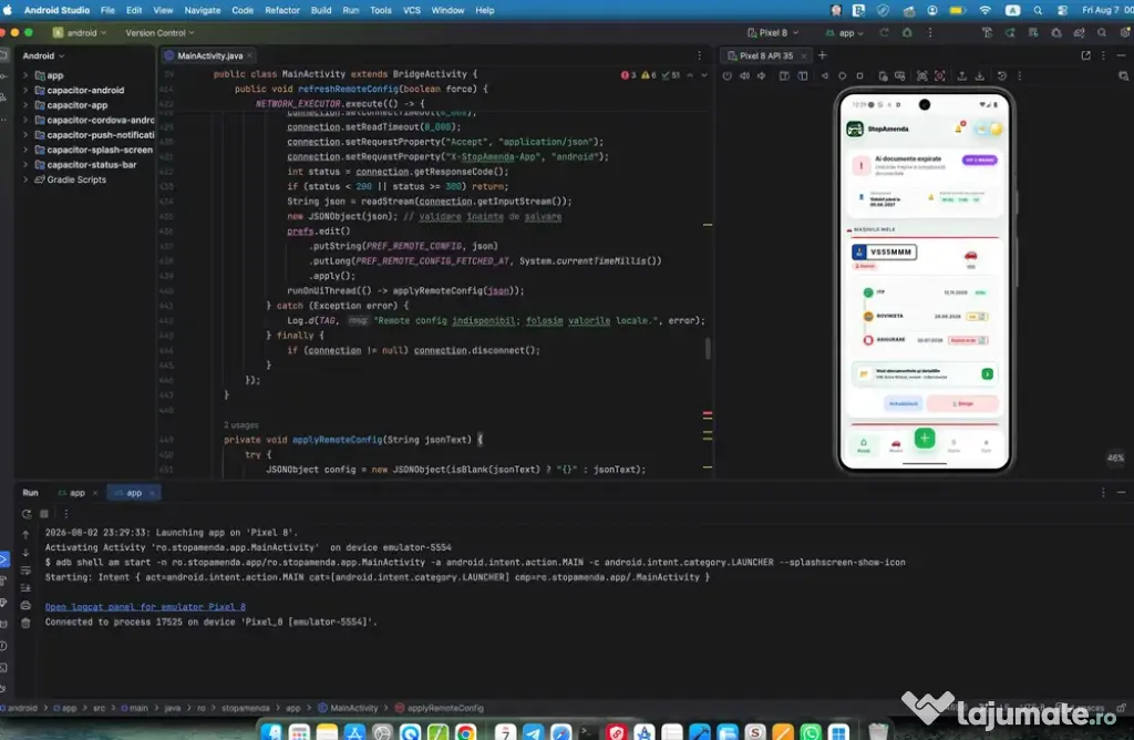 Creare site web, Programator PHP Web Developer, Aplicatii iOS, Aplicatii Android