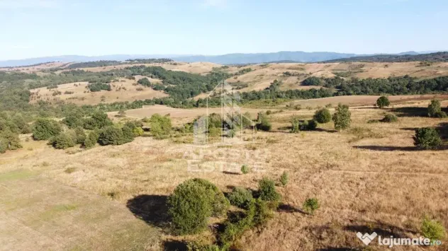 Teren de 50.000mp, priveliste panoramica spre munte si lac, Hunedoara - Izvoarele (Hunedoara)