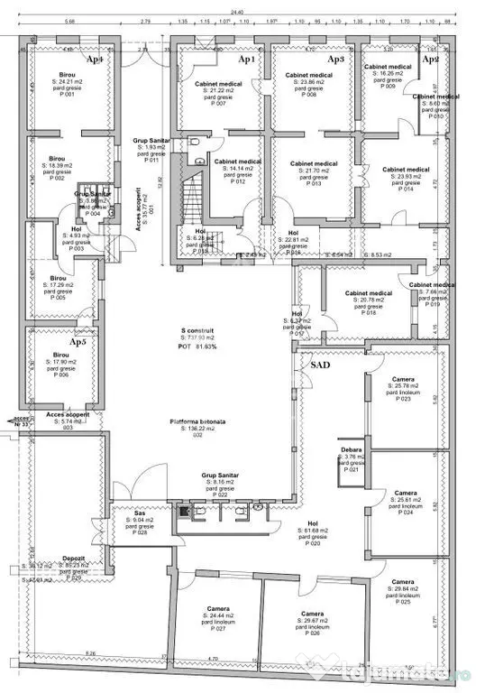 Cladire comerciala S+P+M, 900 mp, Iosefin Timisoara - Timisoara (Timis)