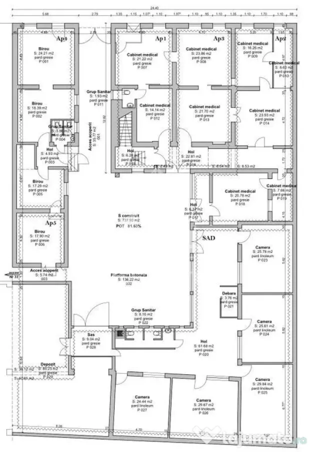 Cladire comerciala S+P+M, 900 mp, Iosefin Timisoara - Timisoara (Timis)