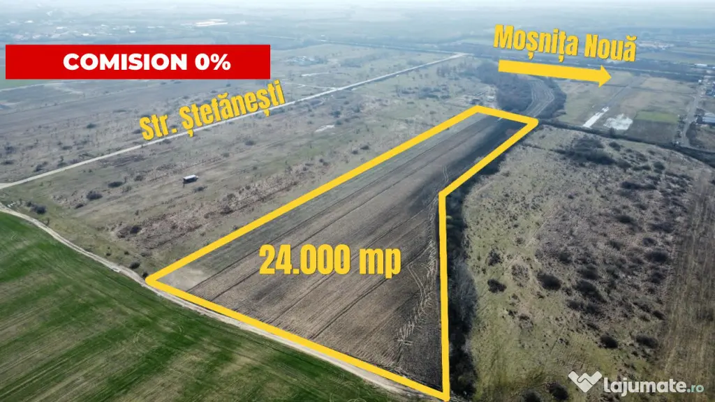 Teren pentru investitie - posibilitate parcelare - Mosnita - - Mosnita Noua (Timis)