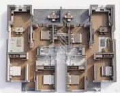 Duplex despartit cu 4 camere 2 bai si dressing toate utilitatile Giroc 