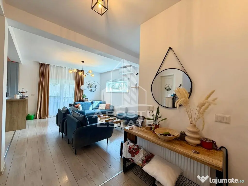 Jumatate de Duplex de vanzare, panouri solare, 95 mpu, Sanandrei - Sanandrei (Timis)