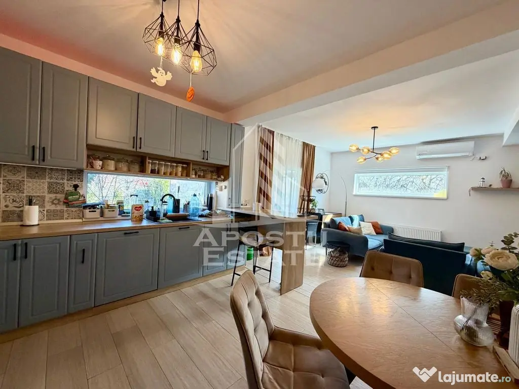 Jumatate de Duplex de vanzare, panouri solare, 95 mpu, Sanandrei - Sanandrei (Timis)