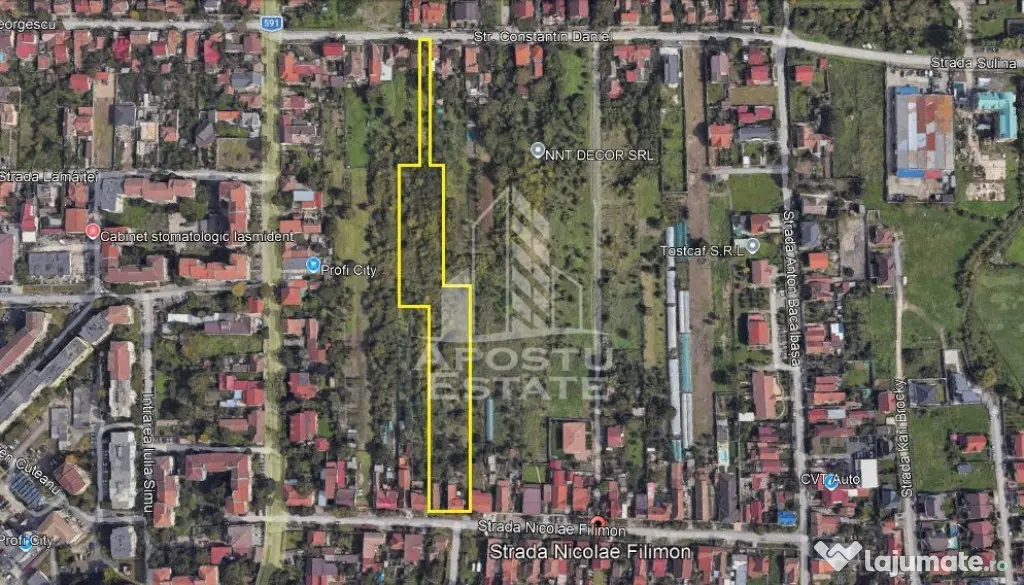 Teren de vanzare 9580 mp, acces de pe doua strazi, Freidorf, Timisoara - Timisoara (Timis)
