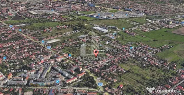Teren de vanzare 9580 mp, acces de pe doua strazi, Freidorf, Timisoara - Timisoara (Timis)