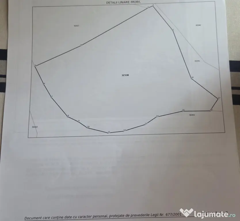 Vand teren extravilan 43 ari