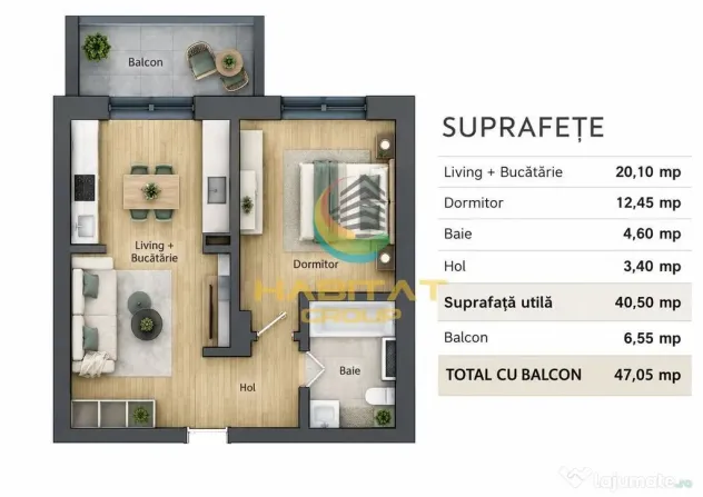 Apartament 2 camere studio - Pallady - Bucuresti (Bucuresti-Ilfov)