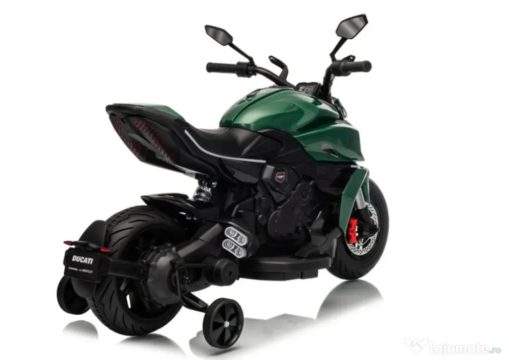 Motocicleta electrica pt copii Ducati Diavel for Bentley 12v 2X 45W verde