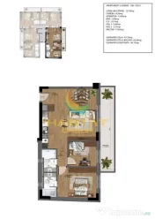 Apartament 3 camere Rezidential NOU - finalizat 