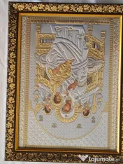 Icoana:Maica Domnului,IIsus,Ierusalima-Relief 