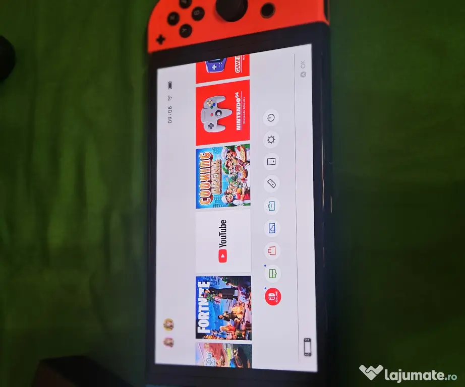 Nintendo Switch OLED 64GB – Full Box, stare excelentă