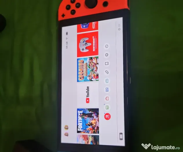 Nintendo Switch OLED 64GB – Full Box, stare excelentă