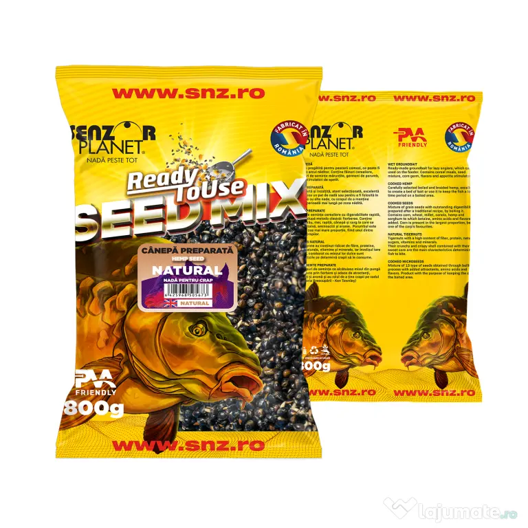 SENZOR PLANET CANEPA PREPARATA NATURAL 800g