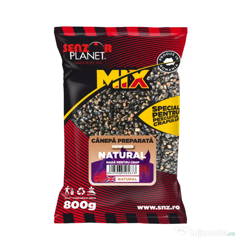 SENZOR PLANET CANEPA PREPARATA NATURAL 800g