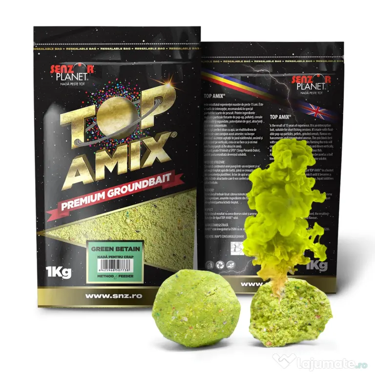 SENZOR PLANET TOP AMIX METHOD FEEDER GREEN BETAIN 1kg