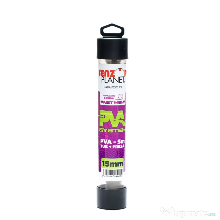 SENZOR PLANET KIT PLASA SOLUBILA FAST MELT 15mm PVA SYSTEM + TIJA COMPRESIE, 5m