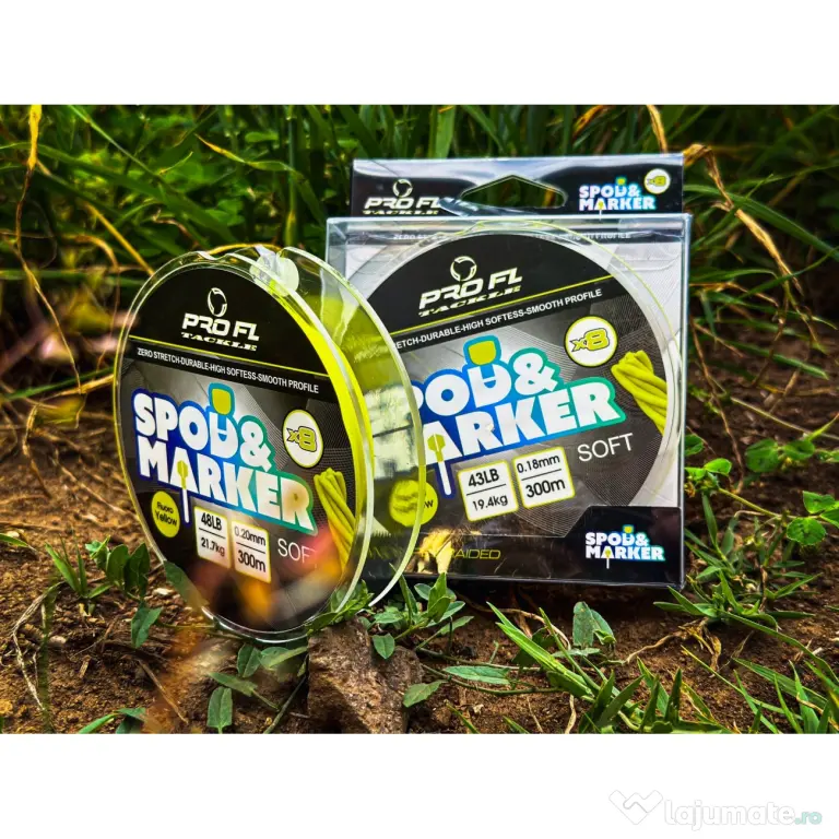 FL FIR TEXTIL PRO FL SPOD & MARKER BRAID X8, 300m 0.18mm/19.4kg