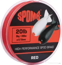 SPOMB FIR TEXTIL SPOMB BRAID, ROSU 0.18mm/9kg