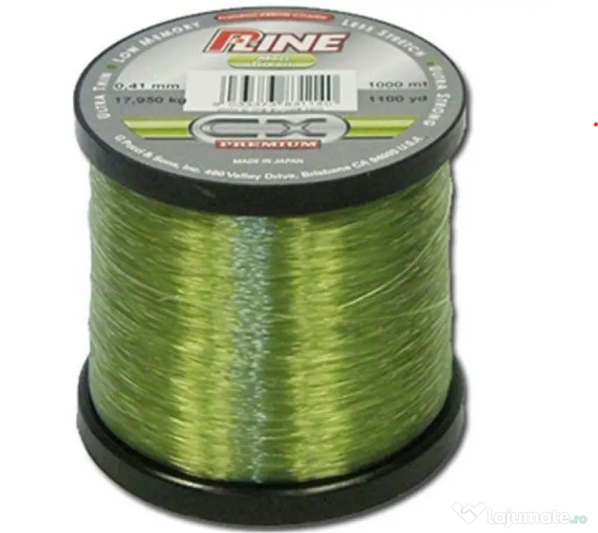 P-LINE FIR MONOFILAMENT P-LINE CX PREMIUM MOSS GREEN, 1000m 0.23mm/6.19kg
