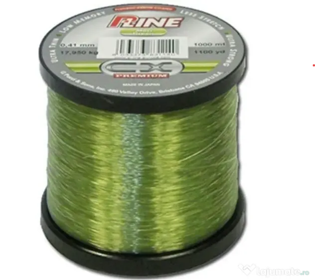 P-LINE FIR MONOFILAMENT P-LINE CX PREMIUM MOSS GREEN, 1000m 0.23mm/6.19kg