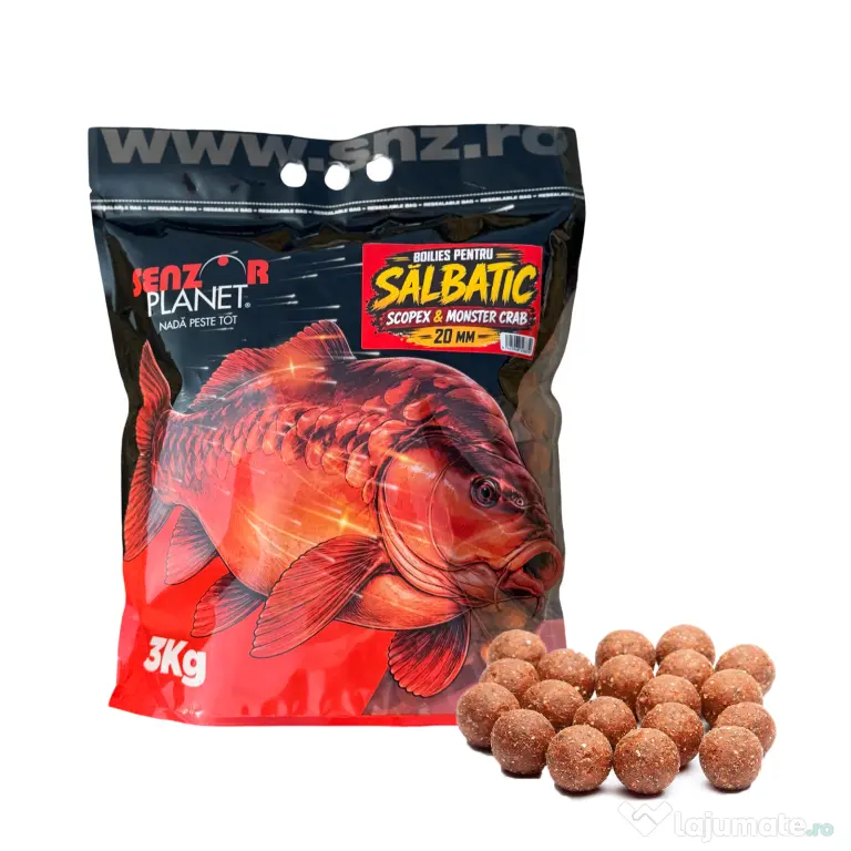 SENZOR PLANET BOILIES PENTRU SALBATIC SCOPEX & MONSTER CRAB 20mm 3kg