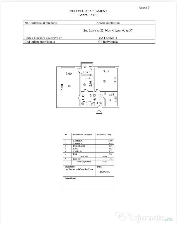 De vanzare Apartament 2 camere Decomandat Berceni - Luica - Bucuresti (Bucuresti-Ilfov)