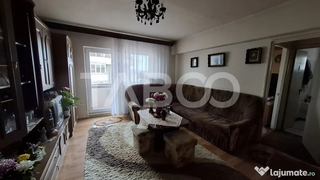 Apartament 4 camere 81 mpu 2 bai 3 balcoane 1 terasa Turniso - Sibiu (Sibiu)