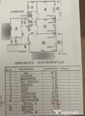 Drumul Taberei-3 camere | 2 bai + 2 balcoane 